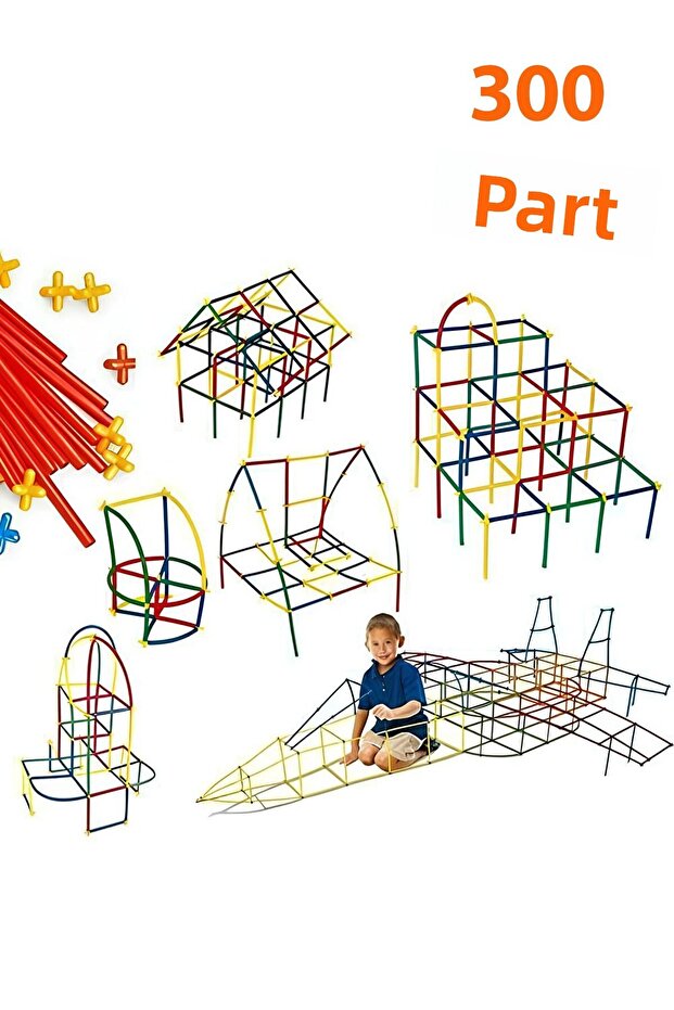 Bamboo Toy 300 Pieces Educational Stick Children's Intelligence Strategy Development Game Above 1 Year Old