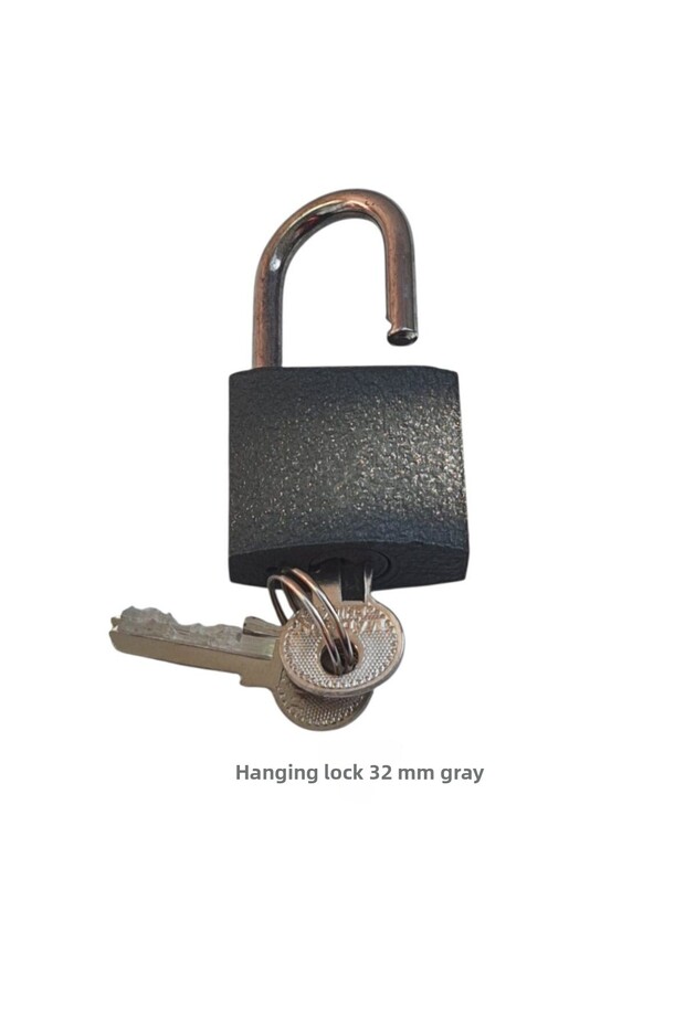 قفل أسماء 32 ملم رمادي - 6