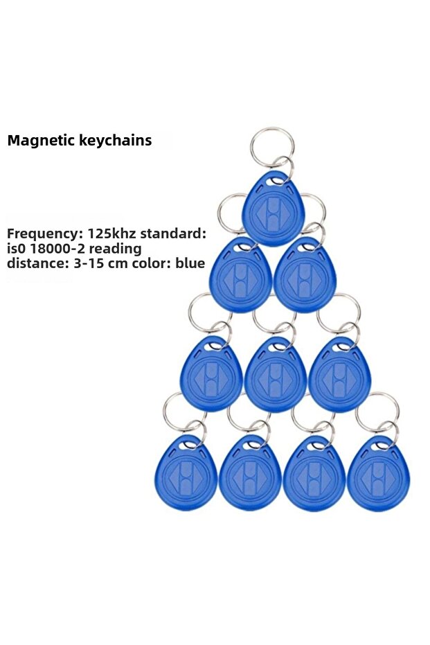 1pcs RFID Combination Door Lock - 10 Cards - 10 Keys - 4