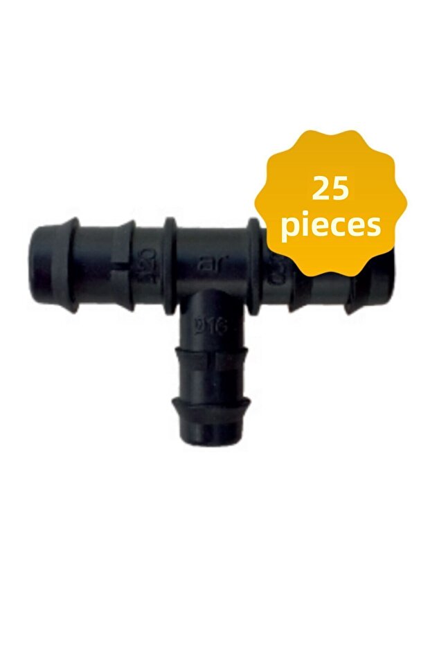 Drip Irrigation Frog Tee Connection 16x16x16 (25 PCS)