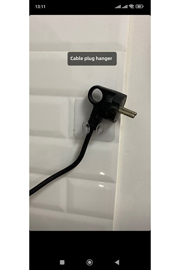 شماعة قابس كابل ذاتية اللصق - 5