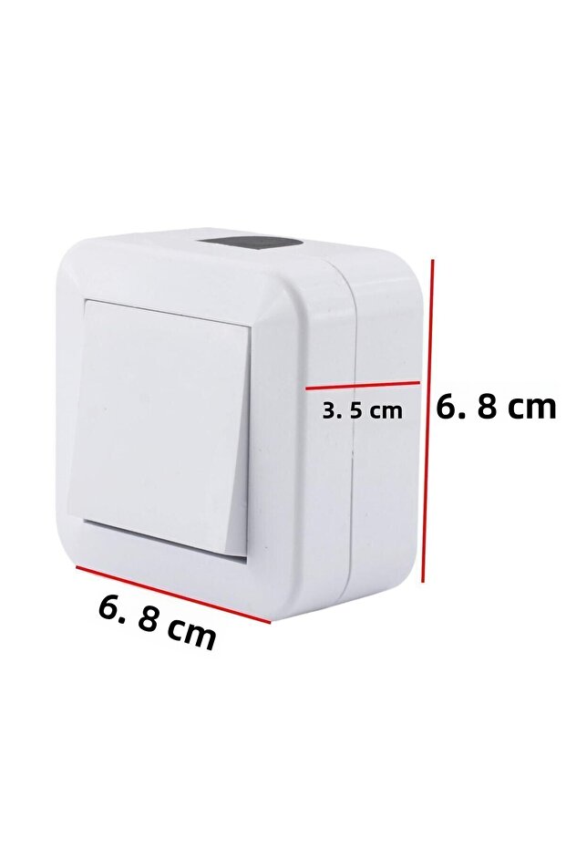 Surface Mounted Switch Button Nemliyer IP44 Electrical Switch Socket Surface Mounted Wireless - 2
