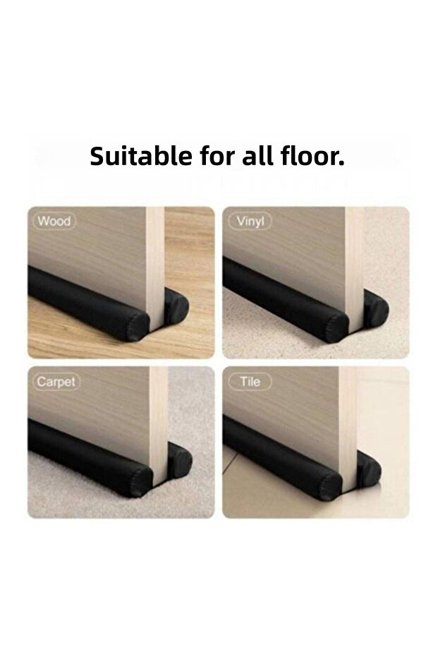 Double-Way Under-Door Sponge - Heat Insulation, Wind Sound Anti-Insect 2 Pieces