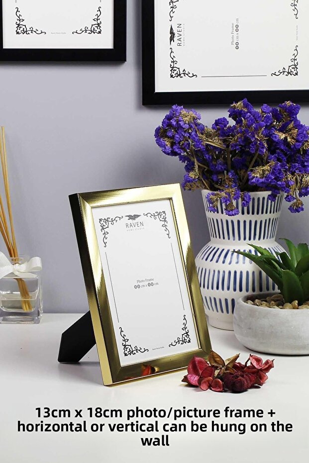 13cm X 18cm Picture, Photo, Document, Poster, Paper Frame with Adjustable Stand