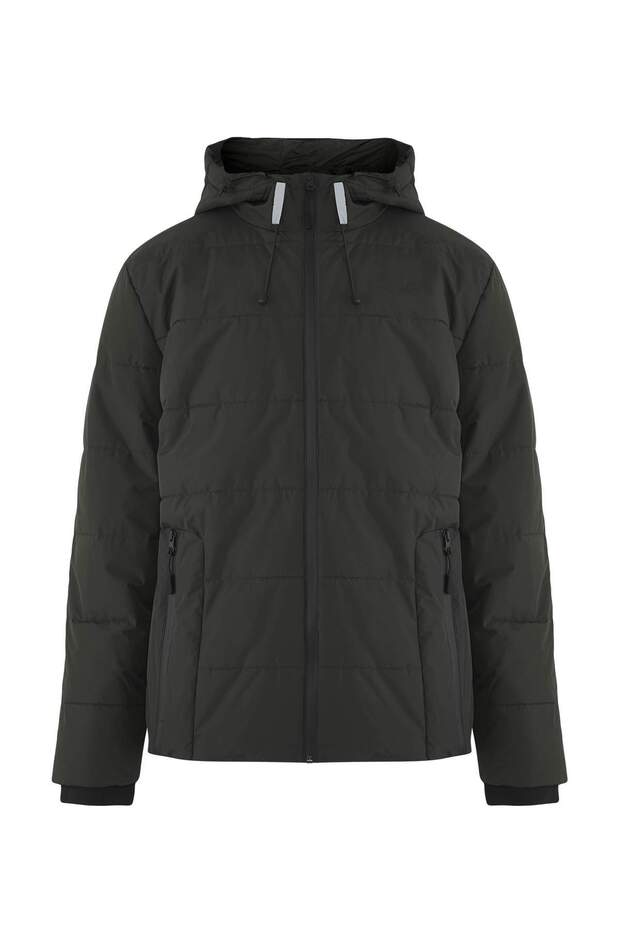 Haki Regular Fit Puchowa kurtka zimowa dla mężczyzn TMNAW26MO00000 - 5