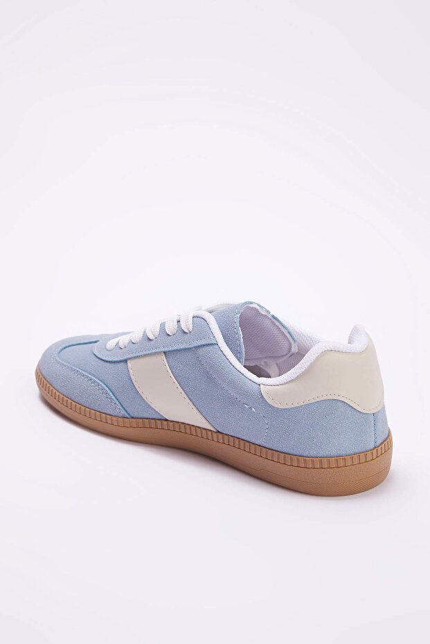 Teen Mavi Retro Bağcıklı Süet Kadın Spor AyakkabıTAKAW26SN00011 - 5