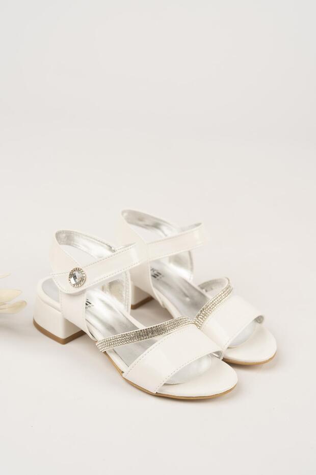 Girl's Stone Evening Dress Shoes