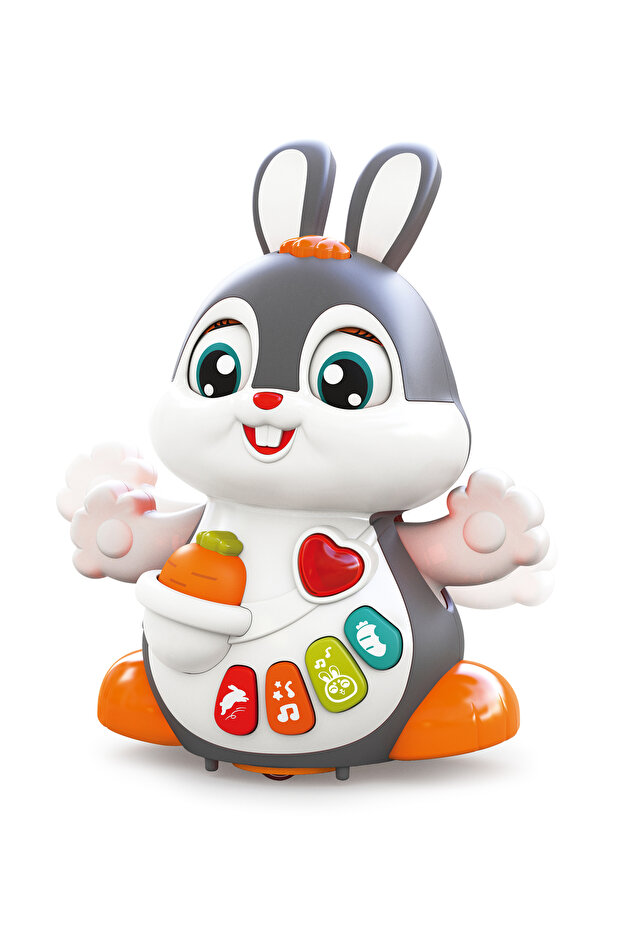 Dancing Bunny - Interactive Toy with Music, Dancing, Flapping Ears, and Sound Effects, Promotes