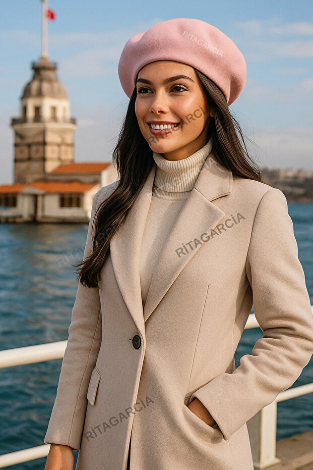 Fransız Ressam Avusturalya Yün Keçe Bere - 4