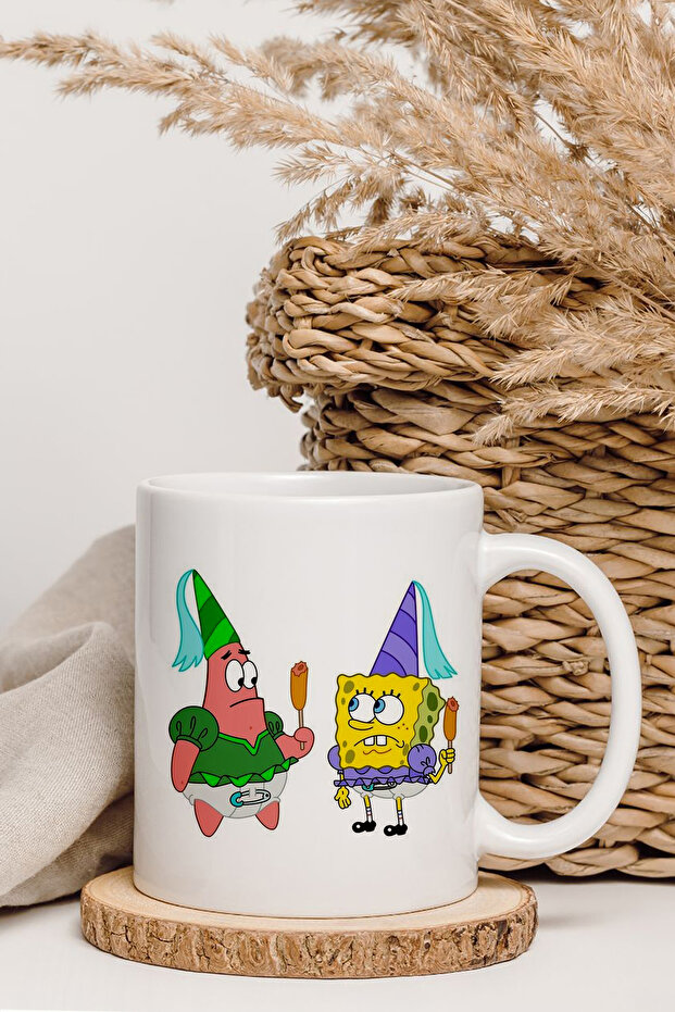 Sünger Bob & Patrick Baskılı Kupa - 1