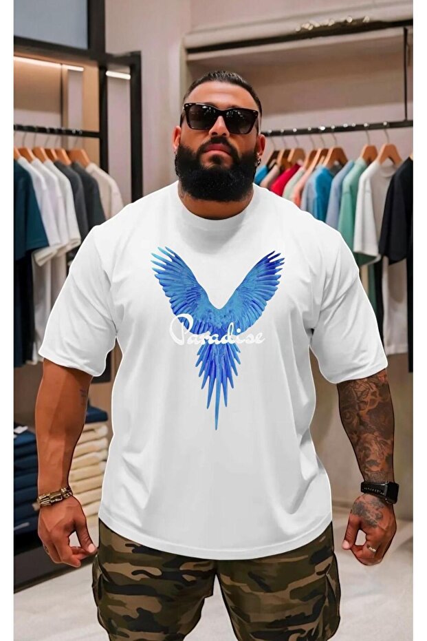 Plus Size Unisex Printed T-Shirt