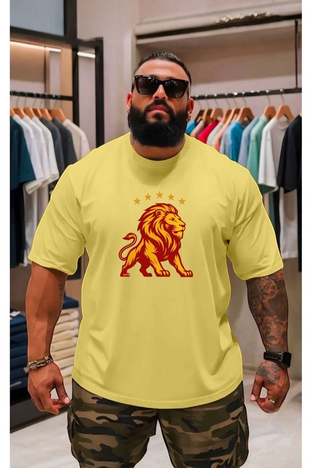 Champion Lion Printed Unisex T-Shirt