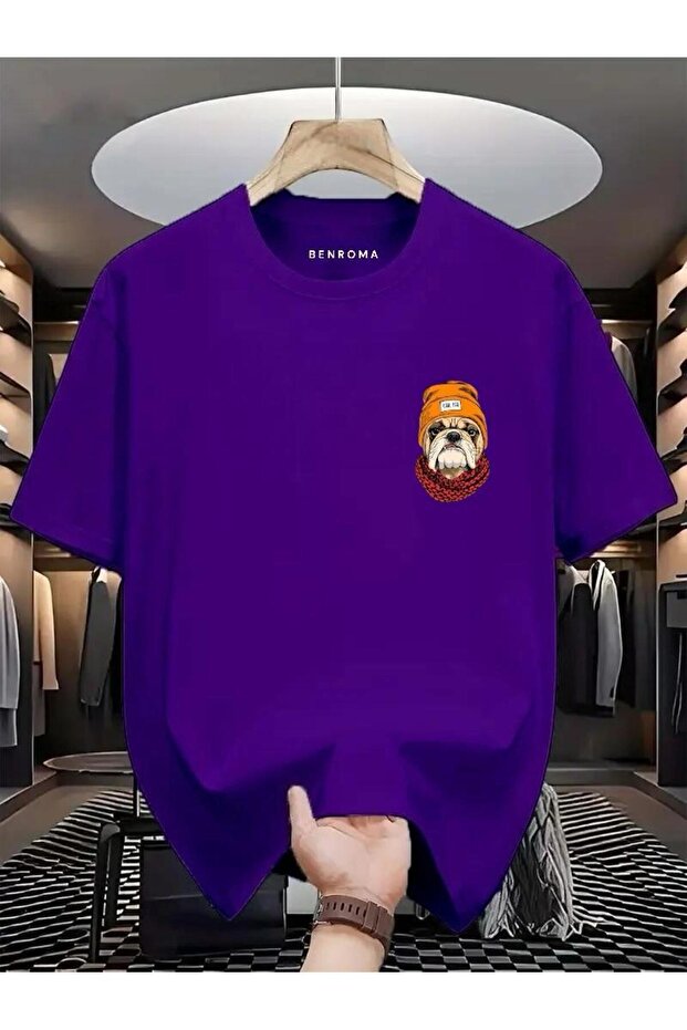 Dog Printed Oversize T-Shirt
