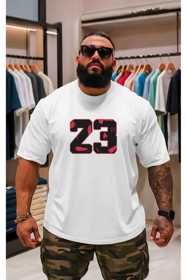 Plus Size Unisex Printed T-Shirt