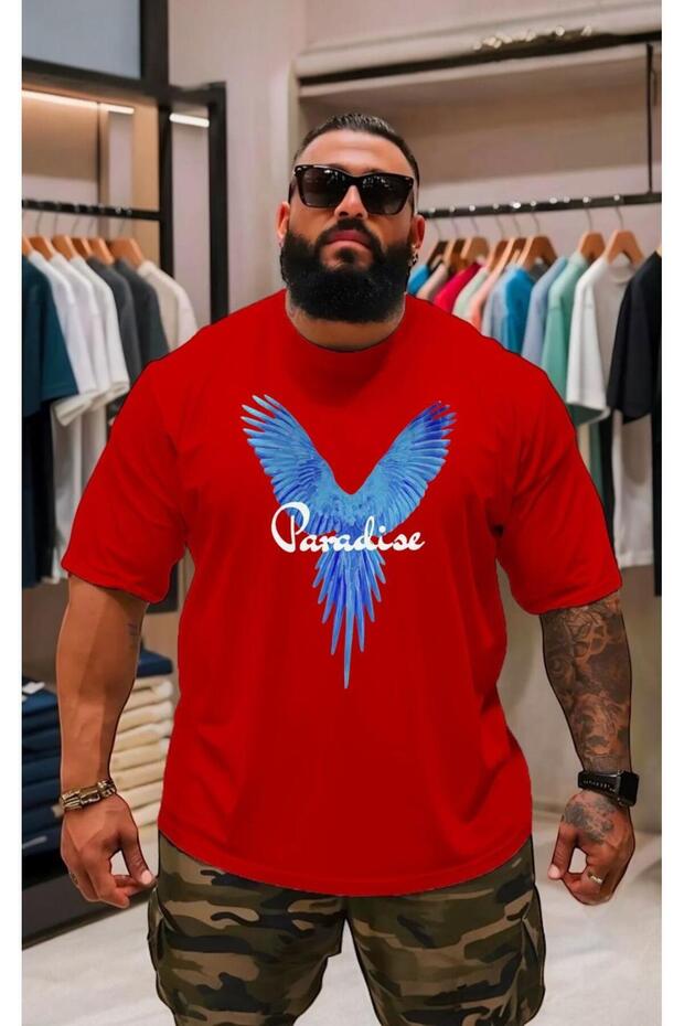 Plus Size Unisex Printed T-Shirt