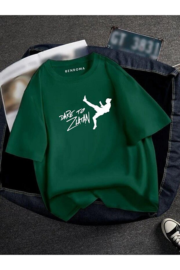 Oversized Football Player Printed Unisex T-Shirt Printed