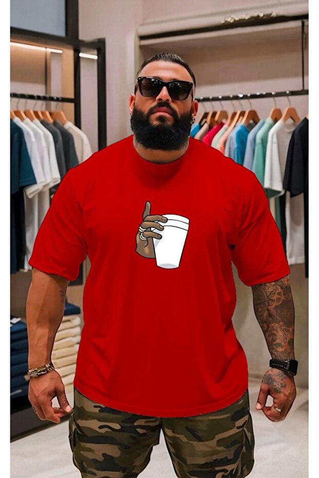Plus Size Unisex Printed T-Shirt