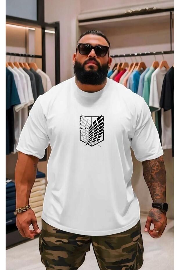 Plus Size Unisex Printed T-Shirt