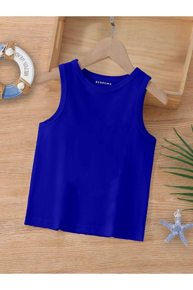 Printed Sleeveless Kids T-Shirt