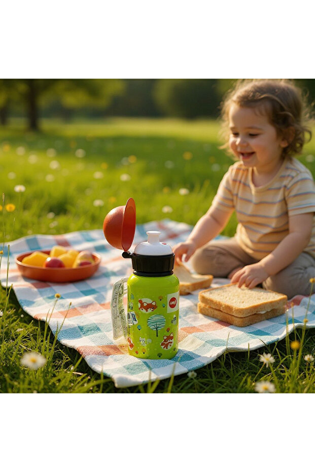 قارورة للأطفال سعة 0.4 لتر بنمط الثعلب إمسا - 1