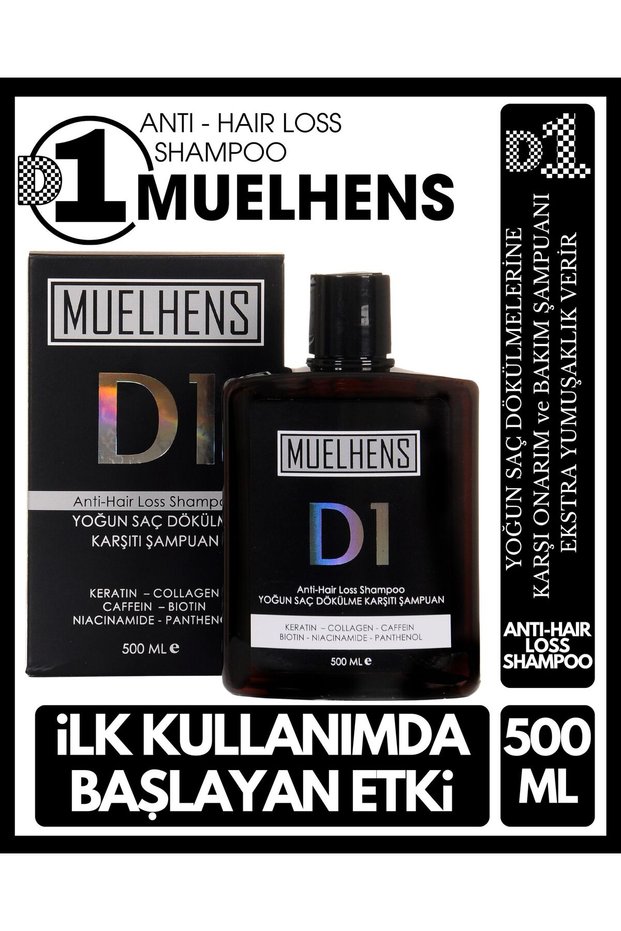 D1 Anti Hair Loss Shampoo Intensive Anti Hair Loss Shampoo 500 ml