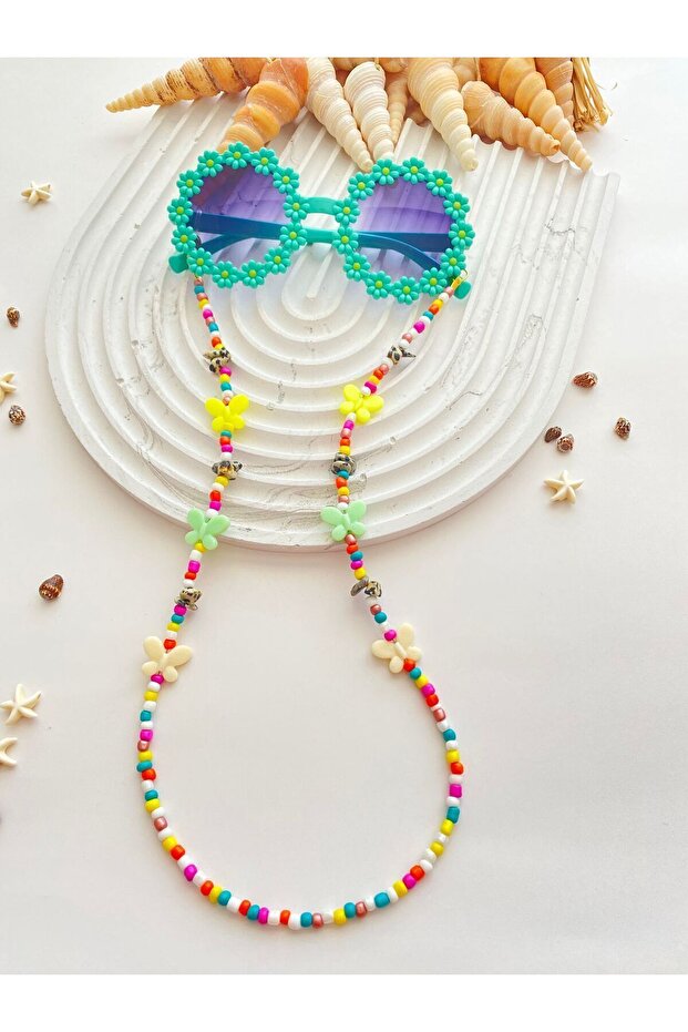 Spotted Jasper Dogaltas Children's Glasses Strap Glasses Cord Glasses Chain