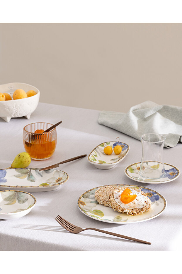 Lumière 26 Parça Kahvaltı Takımı - Renkli - 2