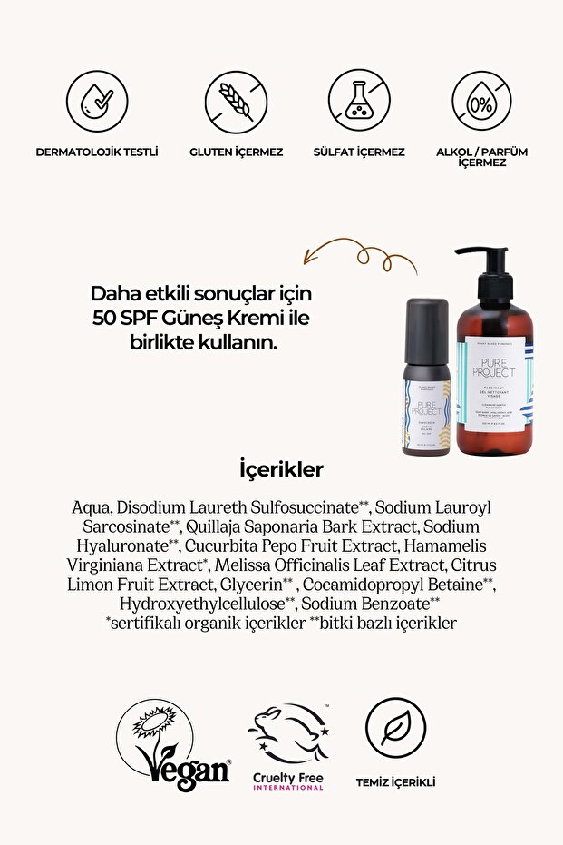 Yüz Temizleme Jeli - Hacim: 250ml - 5