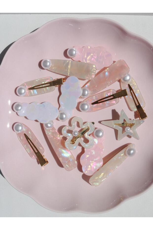 مجموعة مشابك سحابية مكونة من قطعتين لا تترك علامات - 4