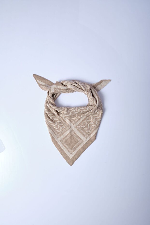 Desenli Triko Fular - 3