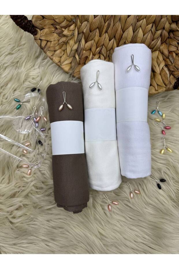 Combed Shawl 3 Pcs - 1