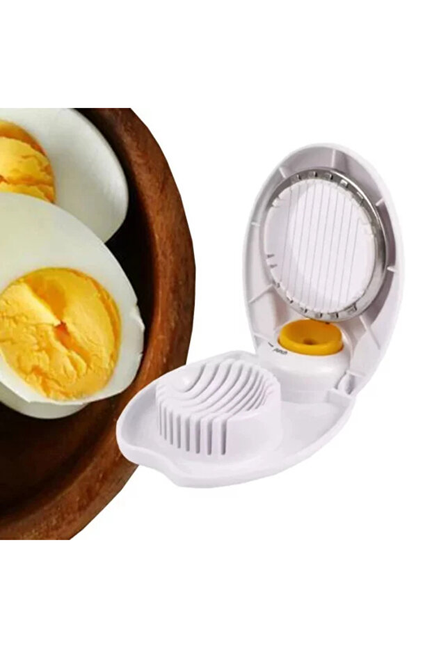 Manual Egg Slicer & Multi-Functional Food Cutter with Ergonomic Handle - 3