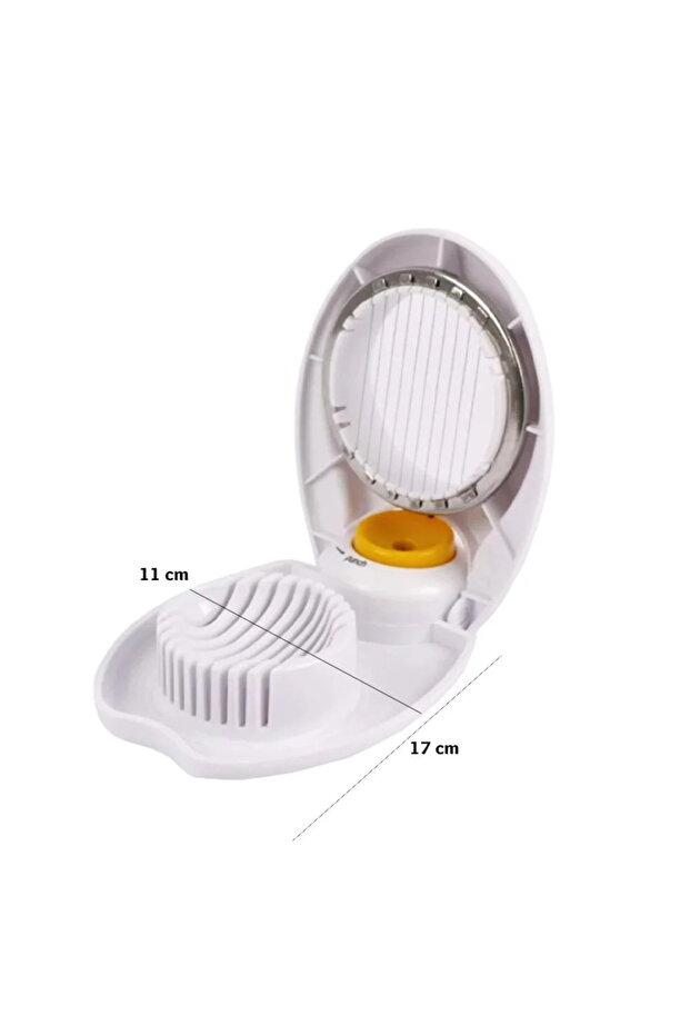 Manual Egg Slicer & Multi-Functional Food Cutter with Ergonomic Handle - 1