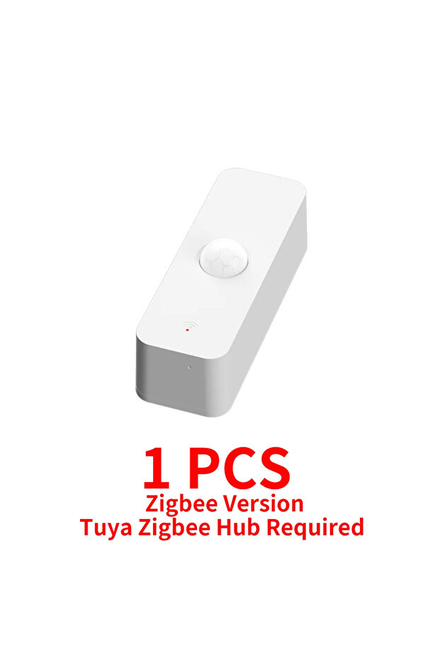 Zigbee Ver 1PCS Tuya WiFi Zigbee PIR مستشعر الحركة المنزل الذكي كاشف الأشعة تحت الحمراء لجسم الإنسان الأمان