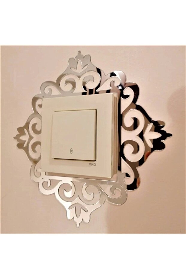 Single Silver Plexi Standard Pyrex Frame Single Silver Socket Holder - 2