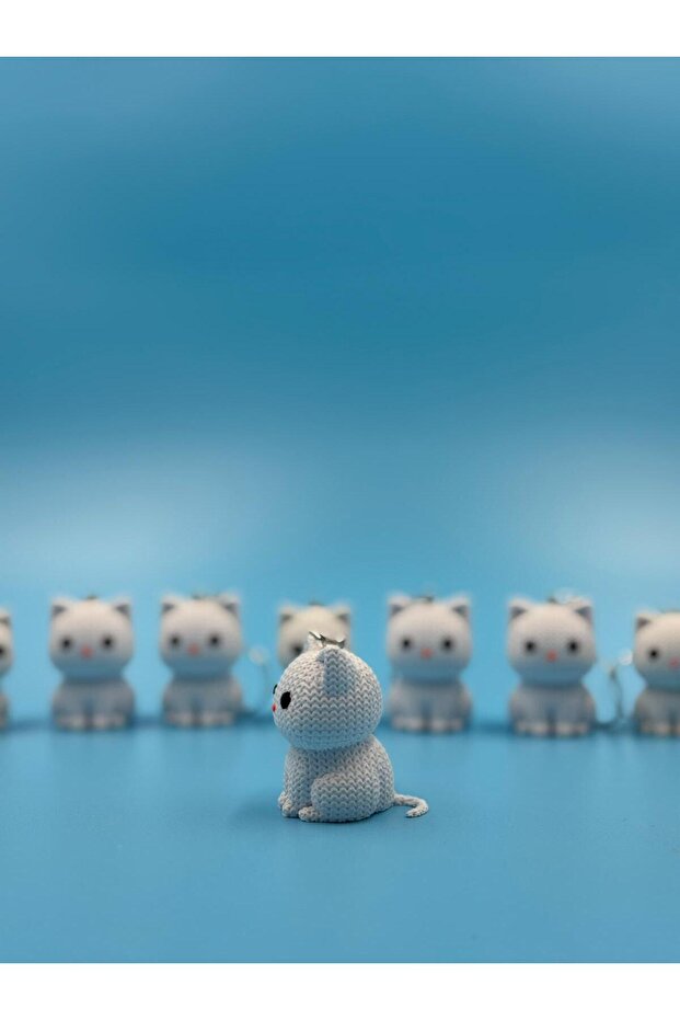 محبوك سلسلة المفاتيح القط - 2