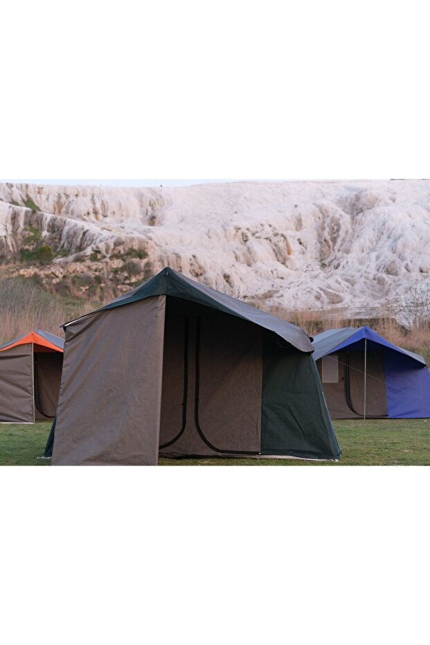 2+1 Mutfaklı Double Kamp Çadırı 4-6 Kişilik - 5