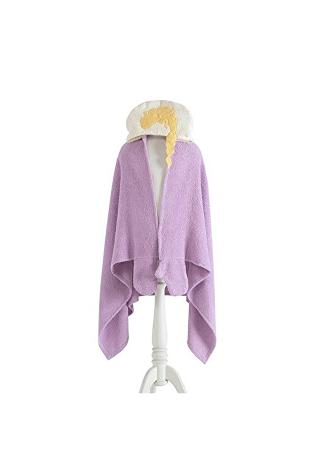 Licensed Disney Frozen Cotton 75X130 cm Towel Poncho Lilac