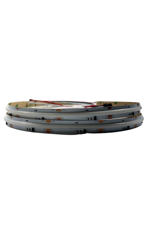 12V 12MM WS2811 RGB Pixel Cob Şerit Led 720 Ledli IP20 5M - 1