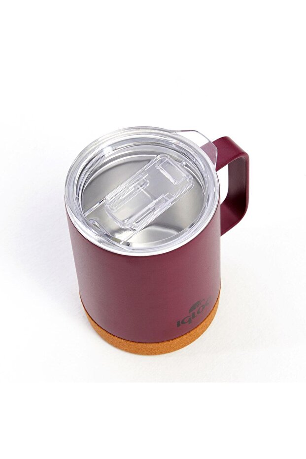 Cork Mug 350ml-BORDO - 4