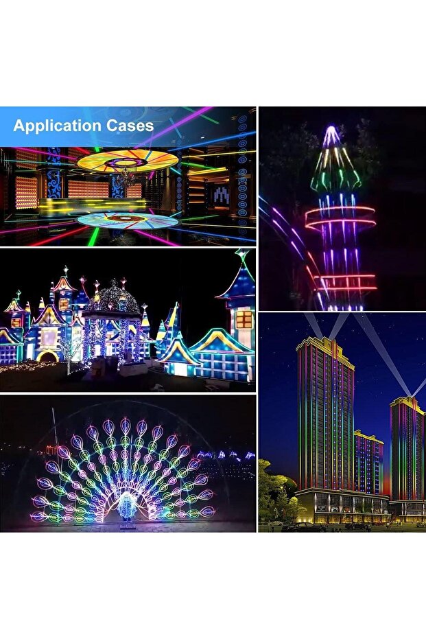 WS2812B ARGB Pixel Şerit LED 5VOLT 5m Ses ve Müzik Duyarli Bluetooth Kontrollü sp107E+Adaptör - 4