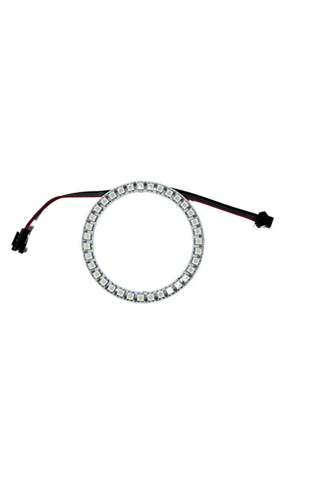 WS2812B Matrix Dijital Yuvarlak Pixel Led 35 Led Halka ARGB Magic Led Ayrı Ayrı Adresli Matrix Ekran - 5