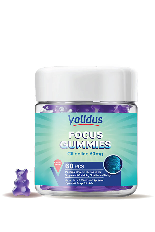 Focus (SİTİKOLİN) 60 Gummies - 1