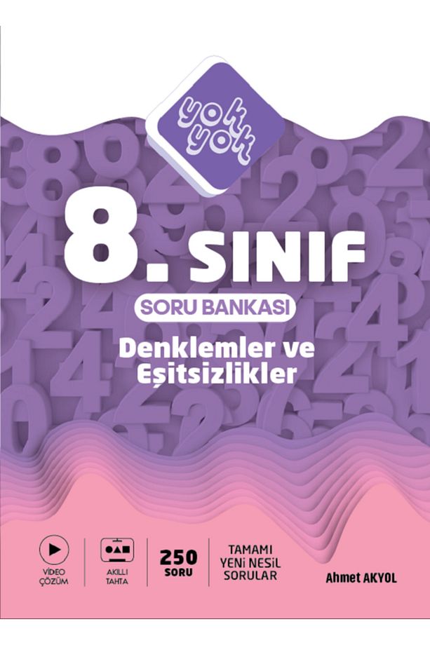 8.SINIF MATEMATİK SORU BANKASI DENKLEMLER VE EŞİTSİZLİKLER - 1