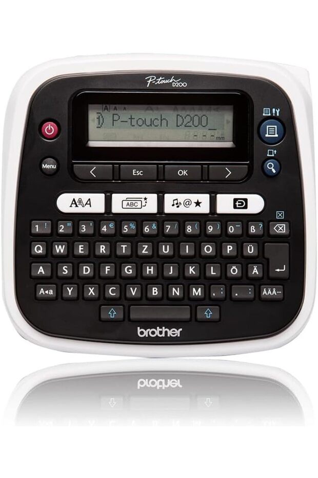 P-Touch PT-D200BWVP - صانع ملصقات - أحادي اللون - نقل حراري