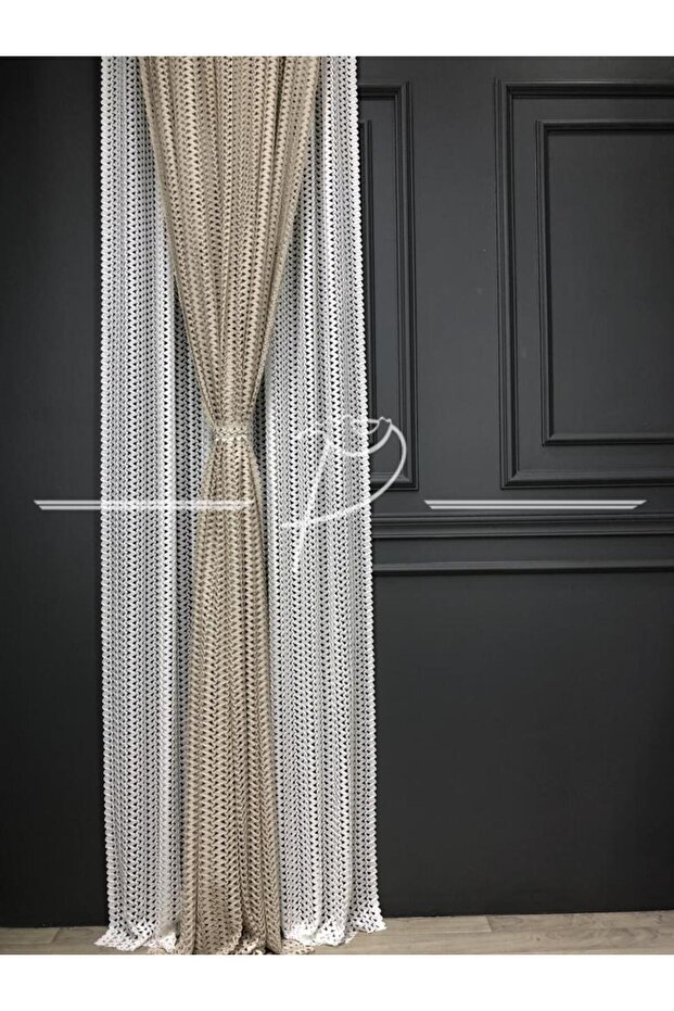 Fon Perde Palavan Desen Fileli Perde - 5