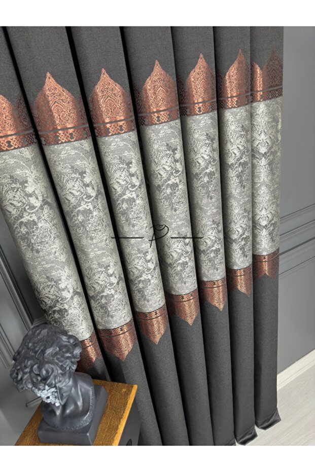 Background Curtain Panel Backdrop Nilo Pattern - 4