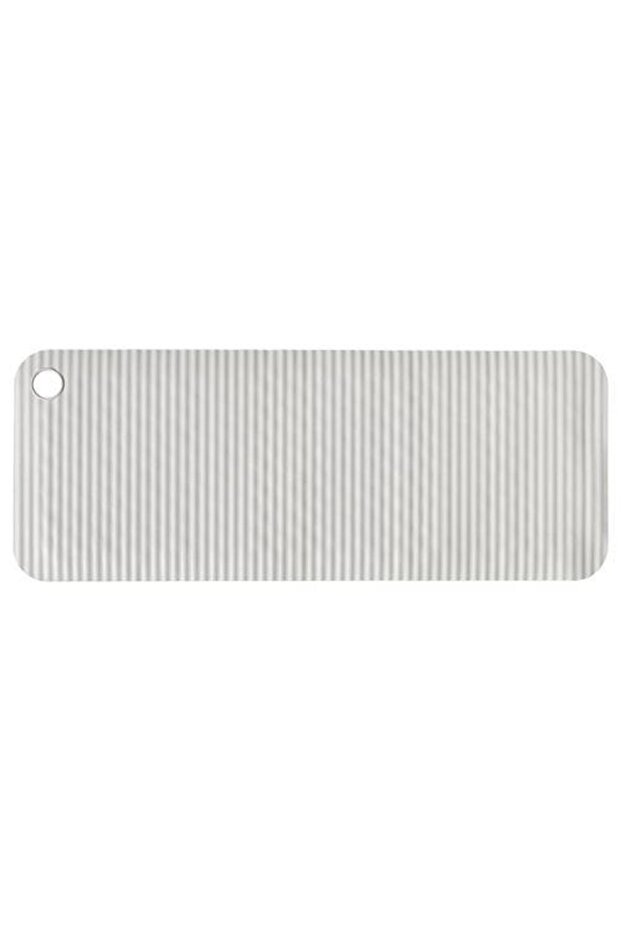 Bathroom Anti-Slip Mat with Suction Cups 33X84 cm Gray Color Bathtub-Shower Rubber