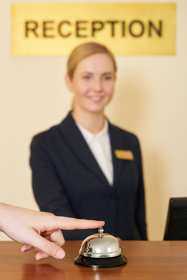 Hotel Reception Officer Call Bell - Restaurant Chef Bell - 8.5 Cm - 1