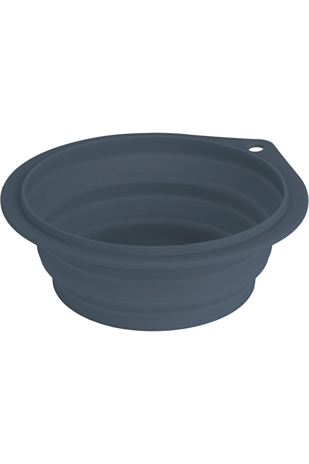 Silikon Katlanabilir Evcil Havyan Mama/Su Kabı Deep Blue - 6